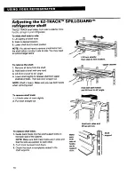 Preview for 10 page of Whirlpool 22' TO 25' NO-FROST DESIGNERSTYLE TOP FREEZER REFRIGERATOR WITH THIRSTCRUSHERDISPENSING SYSTEM Use & Care Manual