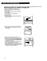 Preview for 16 page of Whirlpool 22' TO 25' NO-FROST DESIGNERSTYLE TOP FREEZER REFRIGERATOR WITH THIRSTCRUSHERDISPENSING SYSTEM Use & Care Manual