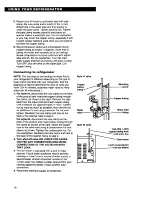 Preview for 18 page of Whirlpool 22' TO 25' NO-FROST DESIGNERSTYLE TOP FREEZER REFRIGERATOR WITH THIRSTCRUSHERDISPENSING SYSTEM Use & Care Manual