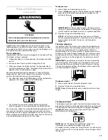 Предварительный просмотр 11 страницы Whirlpool 2211657 Use & Care Manual