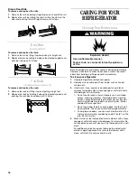 Предварительный просмотр 18 страницы Whirlpool 2211657 Use & Care Manual