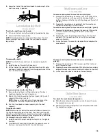 Предварительный просмотр 13 страницы Whirlpool 2212539 Use & Care Manual