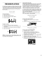 Предварительный просмотр 15 страницы Whirlpool 2212539 Use & Care Manual