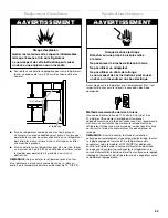 Предварительный просмотр 25 страницы Whirlpool 2212539 Use & Care Manual