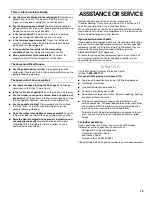 Preview for 19 page of Whirlpool 2225408 Use & Care Manual