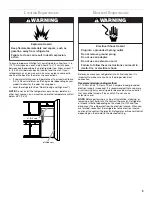 Предварительный просмотр 5 страницы Whirlpool 2252895 Use & Care Manual