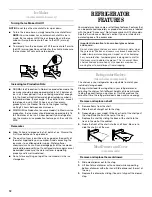 Предварительный просмотр 12 страницы Whirlpool 2262431 Use & Care Manual