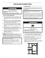 Предварительный просмотр 4 страницы Whirlpool 2300257 Use And Care Manual