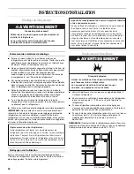 Предварительный просмотр 20 страницы Whirlpool 2300257 Use And Care Manual