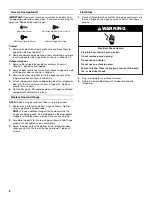 Preview for 8 page of Whirlpool 2300261 Use And Care Manual