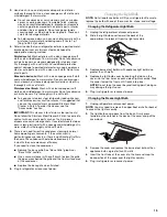 Preview for 15 page of Whirlpool 2300261 Use And Care Manual