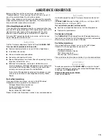 Preview for 19 page of Whirlpool 2300261 Use And Care Manual