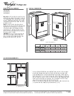 Whirlpool 2302309-D-WH Dimension Manual preview