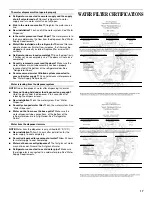 Preview for 17 page of Whirlpool 2302309 Use & Care Manual