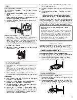 Предварительный просмотр 13 страницы Whirlpool 2308045 Use And Care Manual