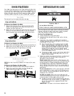 Предварительный просмотр 16 страницы Whirlpool 2308045 Use And Care Manual