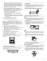 Preview for 17 page of Whirlpool 2308045 Use And Care Manual