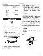 Предварительный просмотр 7 страницы Whirlpool 2313786 Use And Care Manual