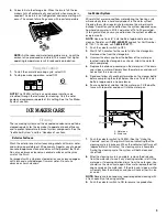 Предварительный просмотр 9 страницы Whirlpool 2313786 Use And Care Manual