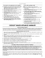 Предварительный просмотр 11 страницы Whirlpool 2314463 Refrigerator Use & Care Manual