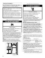 Предварительный просмотр 14 страницы Whirlpool 2314463 Refrigerator Use & Care Manual