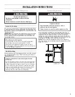 Предварительный просмотр 3 страницы Whirlpool 2314473 Refrigerator Use & Care Manual