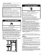 Предварительный просмотр 43 страницы Whirlpool 2314473 Refrigerator Use & Care Manual