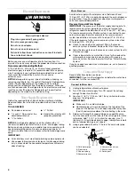 Preview for 4 page of Whirlpool 2314474 Use & Care Manual