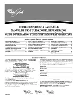 Предварительный просмотр 1 страницы Whirlpool 2315220 Use & Care Manual