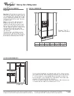 Preview for 1 page of Whirlpool 2318493-D-WH Dimension Manual