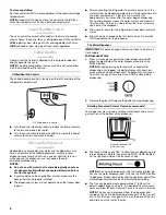 Предварительный просмотр 6 страницы Whirlpool 2318505 Use & Care Manual