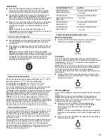 Предварительный просмотр 15 страницы Whirlpool 2318582 Use & Care Manual