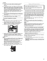 Предварительный просмотр 37 страницы Whirlpool 2318602 Use & Care Manual