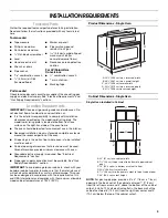 Preview for 3 page of Whirlpool 24" (61.0 CM) GAS SINGLEAND DOUBLE BUILT-IN OVEN Installation Instructions Manual