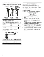 Preview for 6 page of Whirlpool 2510498 Installation Instructions And Use & Care Manual