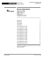 Whirlpool 25RI-D4 PT Service Information Manual предпросмотр