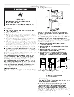 Preview for 3 page of Whirlpool 27" ELECTRIC WASHER/DRYER User Manual