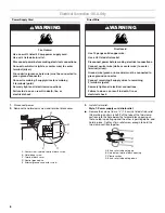 Preview for 6 page of Whirlpool 27" ELECTRIC WASHER/DRYER User Manual