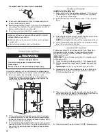 Preview for 12 page of Whirlpool 27" ELECTRIC WASHER/DRYER User Manual