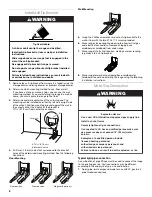 Предварительный просмотр 8 страницы Whirlpool 30" (76.2 CM) FREESTANDING GAS RANGES Installation Instructions Manual