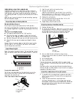 Предварительный просмотр 11 страницы Whirlpool 30" (76.2 CM) FREESTANDING GAS RANGES Installation Instructions Manual