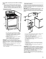 Предварительный просмотр 23 страницы Whirlpool 30" (76.2 CM) FREESTANDING GAS RANGES Installation Instructions Manual