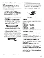 Предварительный просмотр 25 страницы Whirlpool 30" (76.2 CM) FREESTANDING GAS RANGES Installation Instructions Manual