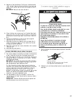 Предварительный просмотр 37 страницы Whirlpool 30" (76.2 CM) FREESTANDING GAS RANGES Installation Instructions Manual