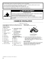 Предварительный просмотр 20 страницы Whirlpool 30" (76.2 CM) FREESTANDING GAS RANGES Installation Manual