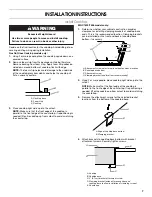 Предварительный просмотр 7 страницы Whirlpool 30"(76.2 CM) Installation Instructions Manual