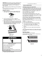 Предварительный просмотр 9 страницы Whirlpool 30"(76.2 CM) Installation Instructions Manual