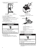 Preview for 8 page of Whirlpool 30" AND 36" (76.2 AND 91.4 CM) WALL-MOUNTCANOPY RANGE HOOD Installation Instructions And Use & Care Manual