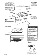 Предварительный просмотр 2 страницы Whirlpool 30'' electric built in ceramic cooktops Installation Instructions