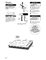 Предварительный просмотр 4 страницы Whirlpool 30'' electric built in ceramic cooktops Installation Instructions